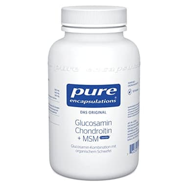 Pure Encapsulations - Glucosamin Chondroitin + MSM - Hochdosiert mit organischem Schwefel - 120 Kapseln
