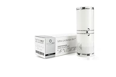 TattooMed Protection Film 2.0 - Transparente Atmungsaktive Hautschutzauflage für Tätowierte Haut - 5m x 15cm Rolle