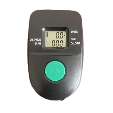 Lawnoval Fahrradmonitor mit LCD-Display für Geschwindigkeit, Distanz und Kalorien, kompatibel mit Heimtrainer, Gehmaschine und magnetischem Steuerauto, Schwarz