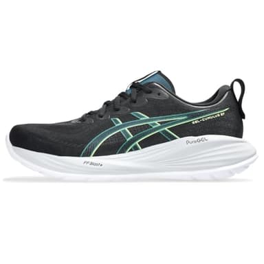 ASICS Herren Gel-Cumulus 27 Sneaker, Black Lucid Yellow, 45 EU
