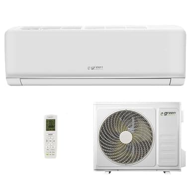 Green Electric Plus Monosplit Klimaanlage 12000 BTU WiFi, Ferngesteuert, Energieeffizienz A++/A+, 3,5 kW R32, Wandmontage, Niedrigverbrauch, mit App-Steuerung, Inverter, Wärmepumpe und Außeneinheit
