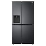 LG GSJV71MCLE Side-by-Side mit Eis-, Kühlschrank mit Crushed Ice und Wasserspender | interner Wassertank 4L | Total No Frost | Matte Black