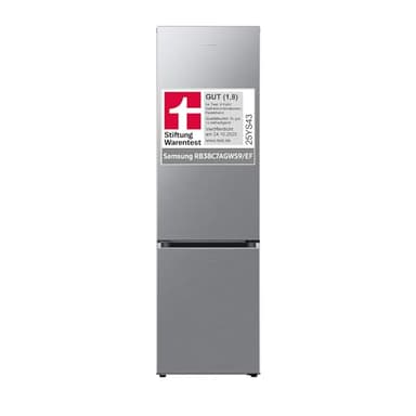 Samsung RB38C7AGWS9/EF Kühl-Gefrierkombination, 203 cm, 387 l, AI-Kühlschrank mit Gefrierfach, SmartThings AI Energy Mode, Cool Select+, Twin Cooling Plus, Metal Cooling, Edelstahl Look