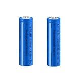 2 Pack Akku 3200mAh NI-MH 3.7V, NiMH 3200mAh Akkus, Knopfleiste Wiederaufladbarer Batterie für Taschenlampe,Kleinen Lüfter,Türklingel,LED Stirnlampe,Mini-Lüfter,Größe:18mm * 67mm / 0.7in * 2.63in