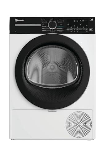 Bauknecht BD 8C WBS Wärmepumpentrockner / 8 kg/Precision Dry - Intelligentes Trocknen/Inverter Motor/HomeWhiz App - schnelle und intuitive Bedienung/Trommelbeleuchtung