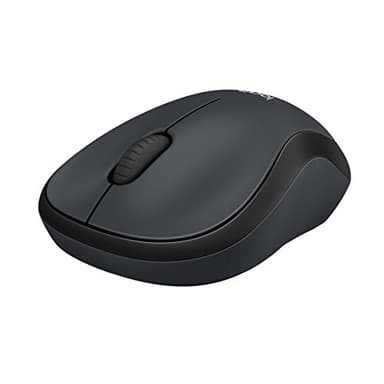 Logitech M220 SILENT Kabellose Maus, 2,4 GHz mit USB-Empfänger, 1000 DPI Optical Tracking, 18 Monate Batterielaufzeit, Für Links- & Rechtshänder, Kompatibel mit PC, Mac, Laptop - Grau