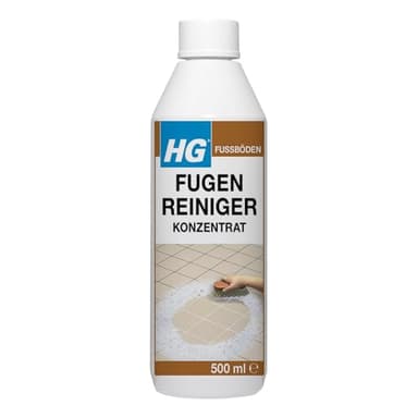 HG Fugenreiniger – konzentrierte Formel für Boden-, Wand- und Badezimmerfliesenfugen, entfernt Schmutz und Flecken effektiv – 500 ml