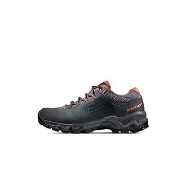 Mammut Nova IV Low GTX Women | Wanderschuhe für Damen, Wasserdichte Trekkingschuhe, Outdoor Schuhe, Bergschuhe für Hiking & Trekking, Gore-Tex Freizeitschuhe | Black-Apricot Brandy, 6