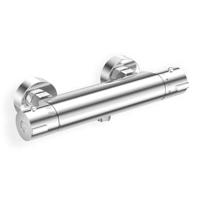 LADOKEE Duschthermostat mit 38 °C Sicherheitssperre, Mischbatterie Dusch Thermostat Duscharmatur Brausethermostat für Badzimmer, Messing Mischbatterie (Klassische Duscharmatur)