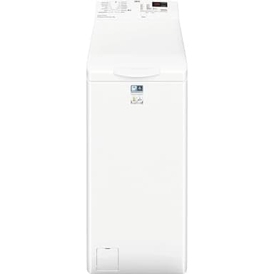 AEG Waschmaschine Toplader, 40 cm, 7 kg, Serie 6000 ProSense - Mengenautomatik - Smarte Beladungserkennung, EEK B, Nachlegefunktion, Wasserstopp, Inverter Motor, 1200 U/min, LTR6N40270