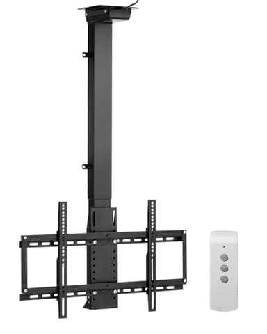 VEVOR Motorisierte TV Wandhalterung Halterung für 813 bis 1397 mm Fernseher, elektrischer Verstellbarer herunterklappbarer Ständer mit max. VESA 60 x 40 cm, passend für Fernseher bis zu 54 kg