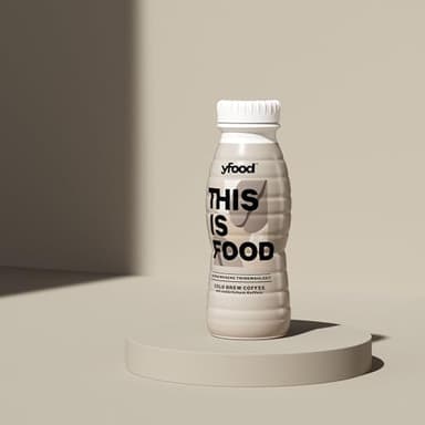 yfood Trinkmahlzeit Cold Brew Coffee - 16 x 300 ml für unterwegs & stressige Tage, vollwertig & ready-to-drink mit 30 g Protein, 26 Vitaminen und Mineralstoffen - inkl. 4,00 € Pfand