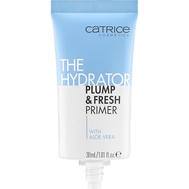 Catrice The Hydrator Plump & Fresh Primer, Weiss, feuchtigkeitsspendend, grundierend, kühlend, für trockene Haut, vegan, ölfrei, ohne Alkohol, ohne Parabene, 1er Pack (30ml)