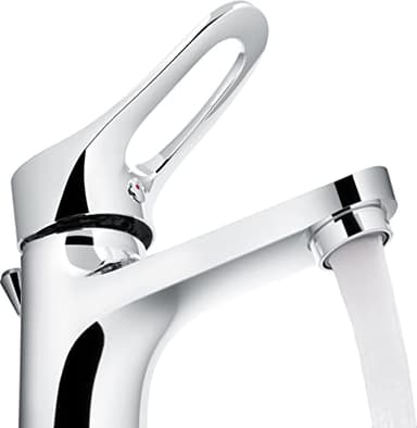 EISL NI075VECR VERONA Wasserhahn Bad, Mischbatterie für Waschbecken, Einhebelmischer Badezimmer, Waschtischarmatur mit Zugstange und Ablaufgarnitur, Waschbeckenarmatur, Chrom