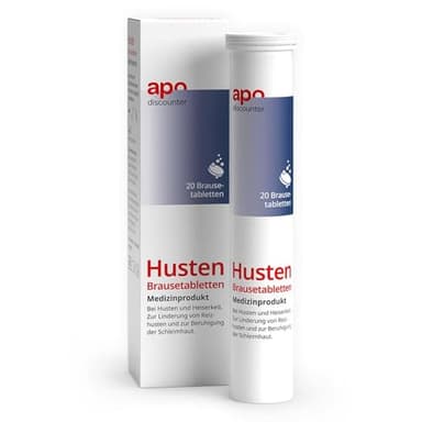 Husten Brausetabletten von apodiscounter 20 stk