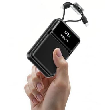 Kuulaa Powerbank 20000mAh schnellladefunktion 22.5W, USB C Power Bank Klein Aber Stark Externer handyakkus QC3.0 Schnelles Aufladen akkupack Kompatibel mit iPhone, Samsung, Huawei, Switch usw