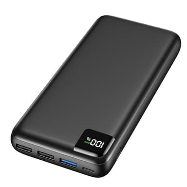 A ADDTOP Power Bank 27000mAh – 22.5W Schnellladefunktion klein Powerbank – Akkupack Externe Handyakkus mit USB C – PD 3.0 QC 4.0 Tragbares Ladegerät mit 4 Outputs für Smartphone Tablet