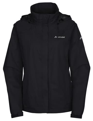 VAUDE Women's Escape Bike Light Jacket| Leichte 2-Lagen Regenjacke - Zuverlässiger Rad-Regenschutz | Dünnes Netzfutter | Kapuze im Kragen | Reflektierende Elemente | Eco Finish