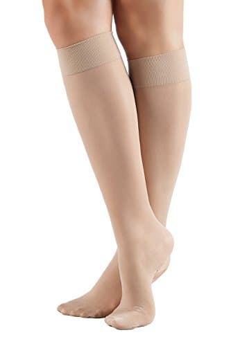 Ulla Popken, Damen, große Größen, Stützkniestrumpf, 7den