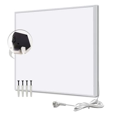 Hocosyme Infrarotheizung 300 Watt, Energiesparende Infrarot Wandheizung - Infrarot Heizung Heizkörper Heizpaneel - Elektroheizung mit Uberhitzungsschutz - 500 * 600mm - TÜV