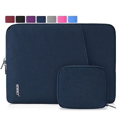 NEWHEY Laptophülle 13 Zoll Stoßfest Laptop Notebook Tasche Hülle Wasserdicht Schutzhülle Sleeve Case Kompatibel 13-13.3 mit Klein Fall Dunkelblau