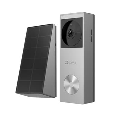 EZVIZ Intelligente Video-Türklingel, kabellose Türkamera mit 5200mAh-Akku, 2K und Farbnachtsicht, Personen/PIR-Erkennung, Zwei-Wege-Audio, 8GB eMMC-Speicher, CP3 Pro