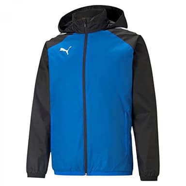 PUMA TeamLIGA All Weather Regenjacke Kinder blau/schwarz, 152
