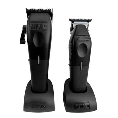 TPOB Play Barber Haarschneidemaschine für Herren, 7500 U/min, mit Gummigriffen (Play Clipper/Trimmer, Schwarz)