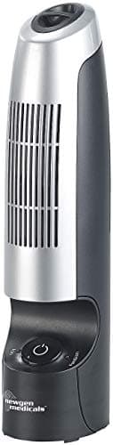 newgen medicals Luftionisator: Luftreiniger mit Ionisator und Gebläse, 2 Stufen, 3,2 Watt (Luftreiniger mit Ionisator-Technik, Raumluft Ionisator, newgen medicals hocheffektiver)
