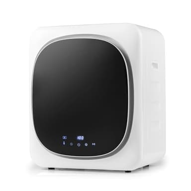 RELAX4LIFE Wäschetrockner Klein mit 4 Temperaturen & 6 Timer, Mini Trockner mit LED-Touchscreen, Ablufttrockner mit Desinfektion, Desodorierung, Überhitzungsschutz, Mehrfachfiltration, 4kg, 800W