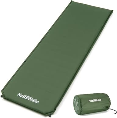 Naturehike Selbstaufblasende Schlafmatten-5cm Dicke Strapazierfähige Campingmatratze, Verbindbar mit Mehreren Leichten Isomatten für Zelte,Hängematten,Wandern,Familiencamping| R-Wert 4,8, Grün
