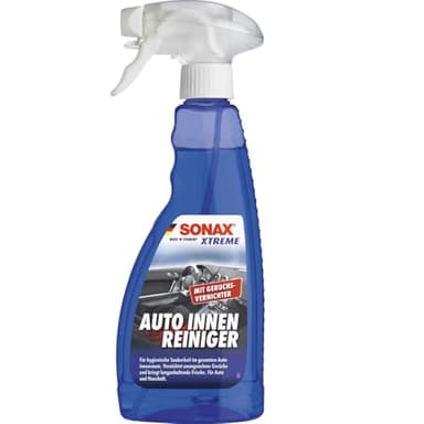 SONAX XTREME Autoinnenreiniger & Geruchsneutralisierer (500 ml) für Stoff, Polster, Cockpit, Kunststoff, Fahrzeughimmel & Innenverkleidungen – für hygienische Sauberkeit | Art-Nr. 02212410