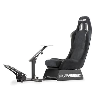 PLAYSEAT Evolution SIM Racing Cockpit | Komfortabler Gaming Rennsitz für PC & Konsole | Unterstützt Direct Drive | Mit Allen gängigen Lenkrädern und Pedalen kompatibel | Alcantara Edition