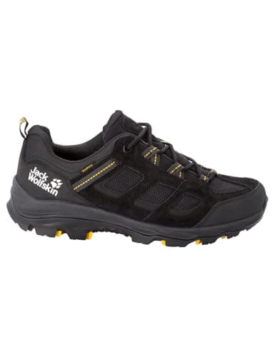 Jack Wolfskin Vojo 3 Texapore Low M Herren Outdoorschuhe , Black Burly Yellow Xt, 42 EU
