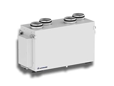 zentrale Lüftungsanlage Optima Basic EC mit Wärmerückgewinnung Steuerung mit Drehzalregler