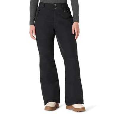 Amazon Essentials Damen Mittelhohe, wasserabweisende, gefütterte Skihose, Schwarz, S