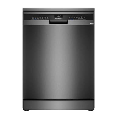 Siemens SN23EC03ME iQ300 Freistehender Geschirrspüler, 60 cm breit, varioFlex-Korb und varioSchublade, varioSpeed Plus, Favoritentaste, autoOpen dry, aquaStop, iQdrive, Home Connect