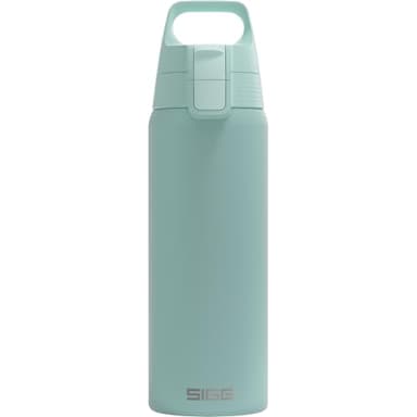 Sigg - Edelstahl Trinkflasche - Shield ONE Glacier - Für Kohlensäurehaltige Getränke Geeignet - Auslaufsicher - Federleicht - BPA-frei - Outdoor & Fitness - Hellblau - 0,75L