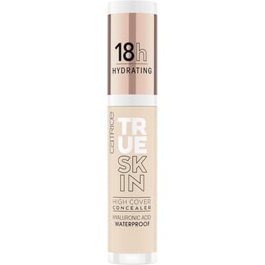 Catrice True Skin High Cover Concealer, Nr. 002, Nude, Anti-Pickel, feuchtigkeitsspendend, natürlich, für trockene Haut, vegan, ölfrei, wasserfest, ohne Alkohol, 1er Pack (4.5ml)