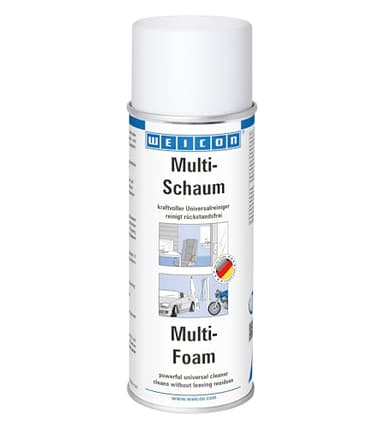 WEICON Multi-Schaum, 400 ml, Schaumreiniger für Polster, Scheiben, Teppich, Metall, Kunststoff, Universalreiniger