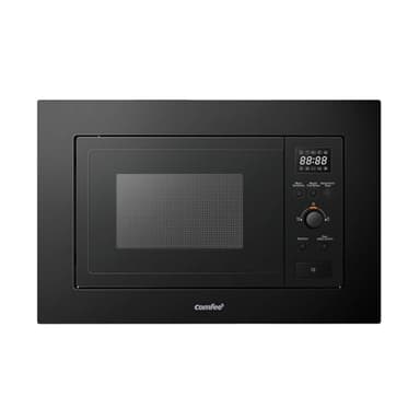 COMFEE' Digitaler Einbau-Mikrowelle, 20 Liter, 800 W, Grill, 5 Leistungsstufen, 8 automatische Menüs, Schnellentfrost-Funktion, Schwarz - CBMAG820BJL-BK