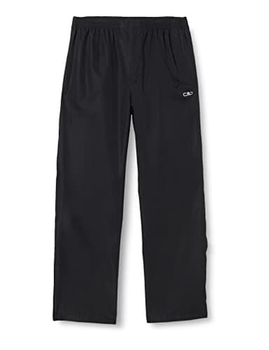 CMP - Regenfeste Damenhose mit durchgehenden seitlichen Reißverschlüssen, Schwarz, XXS