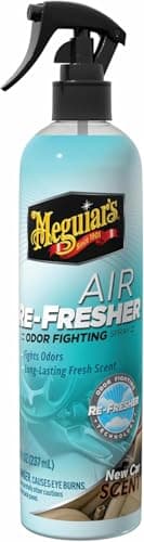 Meguiar’s New Car Air Refresher Trigger - Neuwagenduft - Praktischer Auto-Lufterfrischer - bekämpft unangenehme Gerüche - hinterlässt langanhaltenden Neuwagenduft - 237ml Sprühflasche, G250608EU