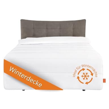 sleepling Energiespardecke, Winter Bettdecke 135x200, Winterdecke extra warm mit 1.685 gr. Füllgewicht, Winterbettdecke,100% Mikrofaser, Oeko-Tex, 60 Grad waschbar