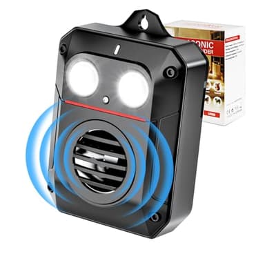 MEKEET Marderabwehr, Marderabwehr Dachboden, Marderschreck, Marderschreck Auto, Ultraschall Mäuseabwehr Mit Blitzlicht, Marderschreck Garten Marder Ratten, Marderschreck Batteriebetrieben FüR KFZ