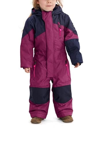 Killtec Unisex Kinder, Skioverall Mit Kapuze Und Schneefang, Pflaume, 98-104