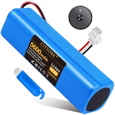 CITYORK 5600mAh Li-Ion Ersatz Akku für Proscenic M7 Pro M8 Pro/Roidmi Eve Plus/Lydsto R1 / Viomi S9 / Uoni V980 Plus, Akku für Neabot N2 N1 / Tesvor M1 Staubsauger Ersatzakku