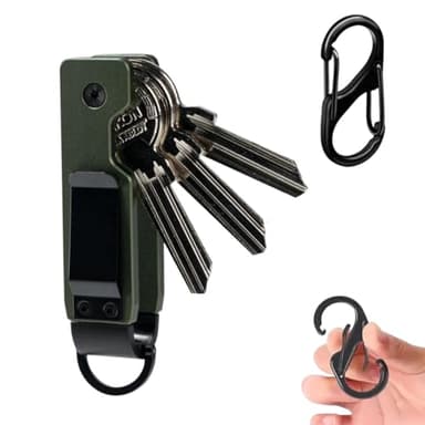 Tragbarer Schlüssel-Organizer + Karabiner, robust und kompakt, ideales Geschenk, key organizer, schlüssel organizer
