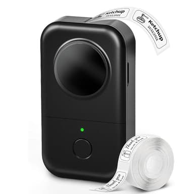 Phomemo D30 Etikettendrucker, Bluetooth Selbstklebendes Etikettiergerät Tragbarer Beschriftungsgerät Selbstklebend Labeldrucker, Wiederaufladbar Ohne Tinte Mini Label Printer Für Zuhause, Büro, Schule