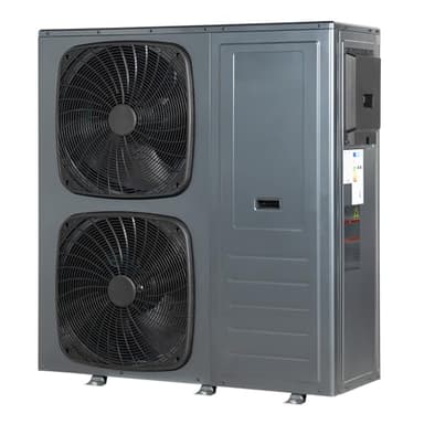 Techomey R290 Warmwasser Wärmepumpe 16 kW, A+++ Wärmepumpe für Warmwasser, SCOP 5.1, Luftwärmepumpe, Geräuschloser Betrieb, 3 Temperaturregelungsmodi, 5-75 ℃